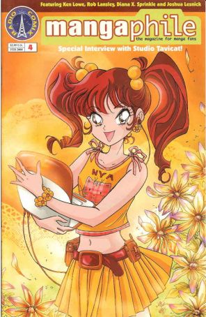 Mangaphile 4 published by Radio Comix with cover art by Tavicat Studios
