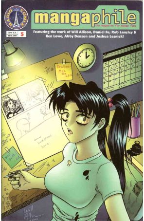 Mangaphile 5 published by Radio Comix with cover art by Will Allison