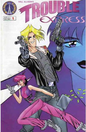 Trouble Express 1 published by Radio Comix with cover art by Will Allison