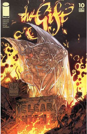 The Gift 10 published by Image with cover art by Tyler Kirkham