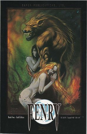 Fenry 2 Gold Variant published by Raven with cover art by Tony Harris