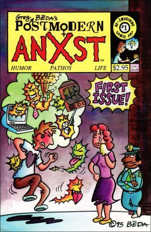 Postmodern Anxst (Greg Beda's) 1 published by Re-Imagining with cover art by Greg Beda