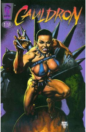 Cauldron 1A published by Real with cover art by Glenn Fabry