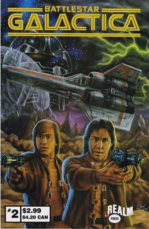 Battlestar Galactica (Realm) 2 published by Realm with cover art by Chris Scalf