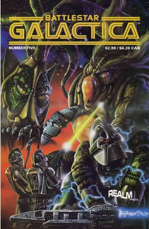 Battlestar Galactica (Realm) 5 published by Realm with cover art by Chris Scalf