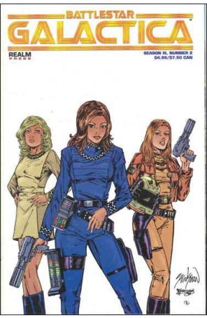Battlestar Galactica: Season III 2B published by Realm with cover art by John Stinsman