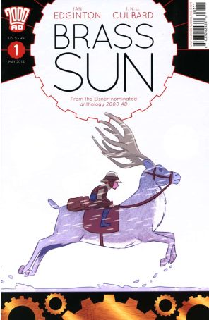 Brass Sun 1 published by Rebellion with cover art by I. N. J. Culbard