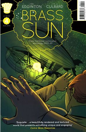 Brass Sun 4 published by Rebellion with cover art by I. N. J. Culbard