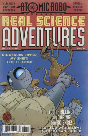 Atomic Robo Presents Real Science Adventures 1 published by Red 5 with cover art by Scott Wegener