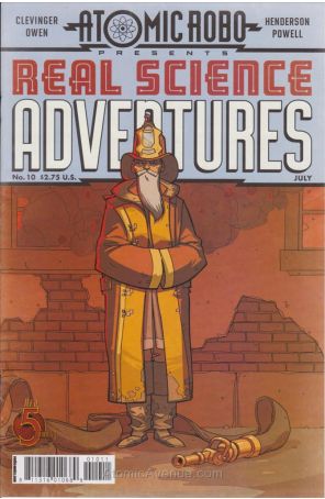 Atomic Robo Presents Real Science Adventures 10 published by Red 5 with cover art by Scott Wegener