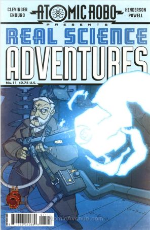 Atomic Robo Presents Real Science Adventures 11 published by Red 5 with cover art by Scott Wegener