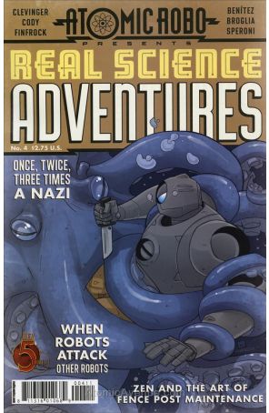 Atomic Robo Presents Real Science Adventures 4 published by Red 5 with cover art by Scott Wegener