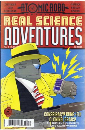 Atomic Robo Presents Real Science Adventures 6 published by Red 5 with cover art by Scott Wegener