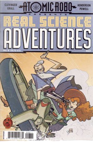 Atomic Robo Presents Real Science Adventures 8 published by Red 5 with cover art by Scott Wegener