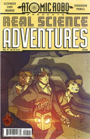 Atomic Robo Presents Real Science Adventures 9 published by Red 5 with cover art by Scott Wegener