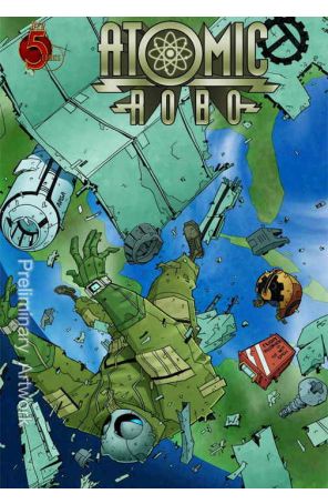 Atomic Robo and the Ghost of Station X 2 published by Red 5 with cover art by Scott Wegener