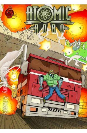 Atomic Robo and the Ghost of Station X 4 published by Red 5 with cover art by Scott Wegener