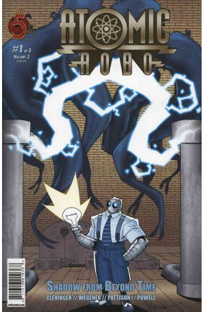 Atomic Robo and the Shadow From Beyond Time 1 published by Red 5 with cover art by Scott Wegener