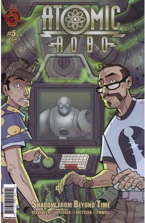 Atomic Robo and the Shadow From Beyond Time 5 published by Red 5 with cover art by Scott Wegener