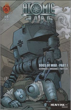 Atomic Robo: Dogs of War 1A published by Red 5 with cover art by Scott Wegener