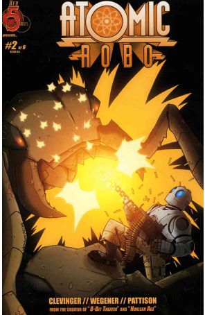 Atomic Robo 2 published by Red 5 with cover art by Michael Avon Oeming
