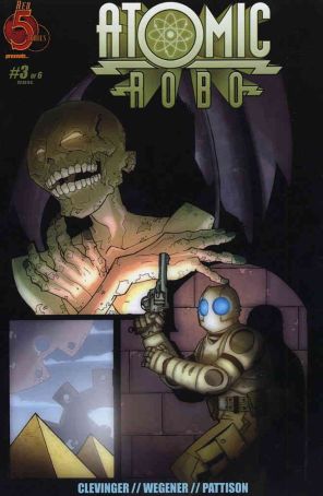Atomic Robo 3 published by Red 5 with cover art by Michael Avon Oeming