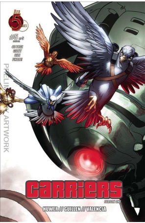Carriers 5 published by Red 5 with cover art by Federico Guillen