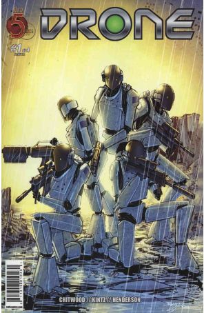 Drone 1 published by Red 5 with cover art by Randy Kintz