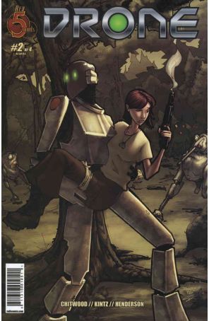 Drone 2 published by Red 5 with cover art by Randy Kintz