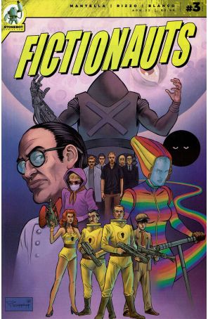 Fictionauts 3 published by Red 5 with cover art by Alvaro Papagiani
