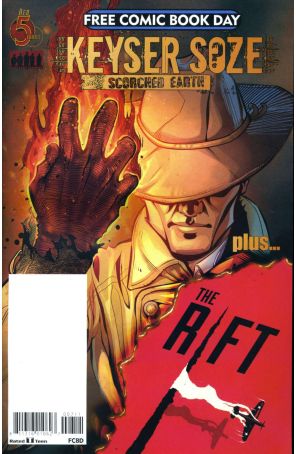 Keyser Soze: Scorched Earth/The Rift FCBD 2017 published by Red 5 with cover art by Livia Pastore