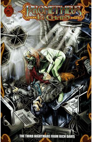 Prometheus in Chains 3 published by Red 5 with cover art by Les Lindon Garner