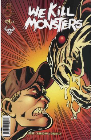 We Kill Monsters 4 published by Red 5 with cover art by Brian Churilla