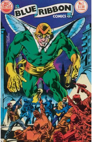 Blue Ribbon Comics (Vol. 2) 1 published by Red Circle with cover art by Steve Ditko and Rudy Nebres