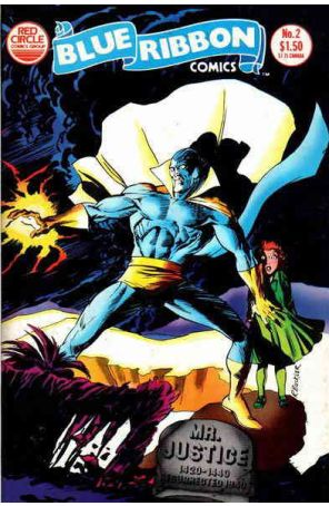 Blue Ribbon Comics (Vol. 2) 2 published by Red Circle with cover art by Rich Buckler