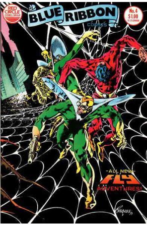 Blue Ribbon Comics (Vol. 2) 4 published by Red Circle with cover art by Rudy Nebres