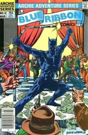 Blue Ribbon Comics (Vol. 2) 6 (Newsstand) published by Archie with cover art by Rich Buckler