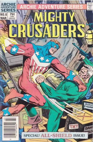 Mighty Crusaders (2nd Series) 6 (Newsstand) published by Archie with cover art by Rich Buckler