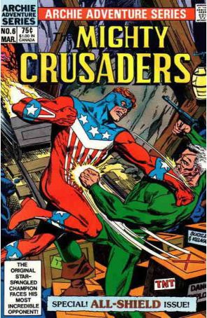 Mighty Crusaders (2nd Series) 6 published by Archie with cover art by Rich Buckler