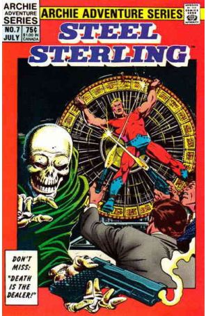Steel Sterling 7 published by Archie with cover art by Carmine Infantino
