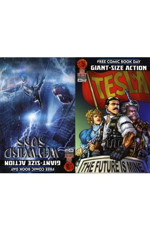 Giant-Size Action 0 published by Red Giant with cover art by Studio Hive