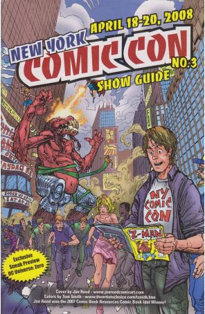 New York Comic Con Show Guide 3 published by Reed with cover art by Jon Reed