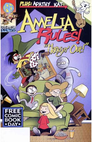 Amelia Rules FCBD 2007 published by Renaissance with cover art by Jimmy Gownley