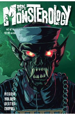 Department of Monsterology 3 published by Renegade Arts with cover art by P.J. Holden