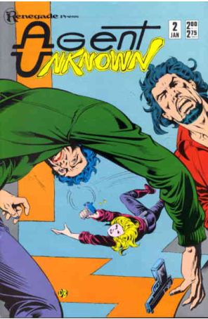Agent Unknown 2 published by Renegade with cover art by Dell Barras