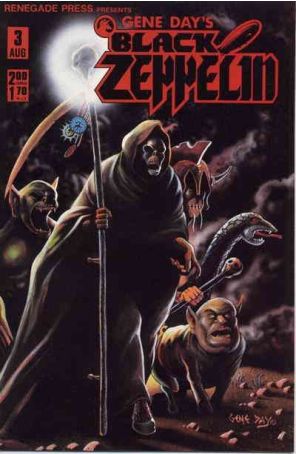 Black Zeppelin (Gene Day's) 3 published by Renegade with cover art by Gene Day
