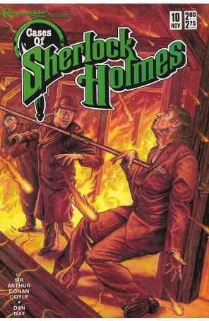 Cases of Sherlock Holmes 10 published by Renegade with cover art by Dan Day