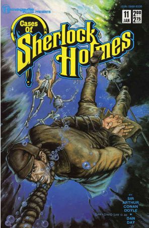 Cases of Sherlock Holmes 11 published by Renegade with cover art by Dan Day