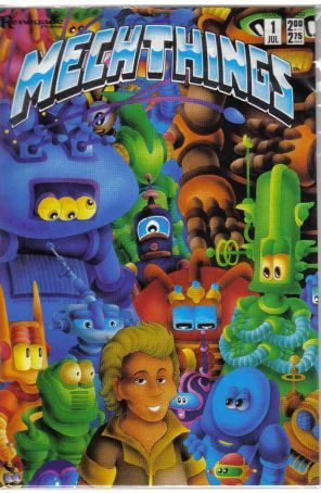 Mechthings 1 published by Renegade with cover art by Brad W. Foster