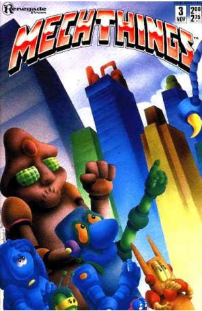 Mechthings 3 published by Renegade with cover art by Brad W. Foster